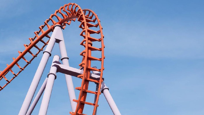 Ilustrasi Rollercoaster