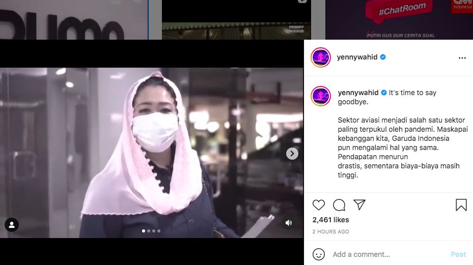 Instagram @yennywahid
