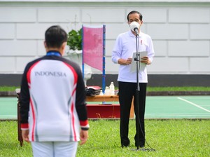 Jokowi Kasih Bonus ke Peraih Medali Olimpiade Tokyo, Ini Besarannya