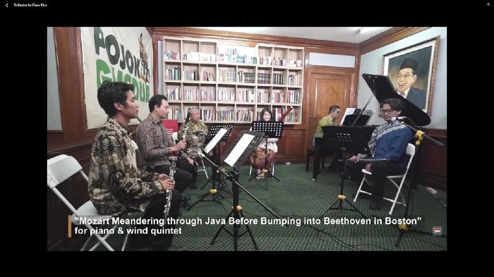 Konser Ananda Sukarlan Tribute to Gus Dur di Rumah Digital Indonesia (Foto: Istimewa)
