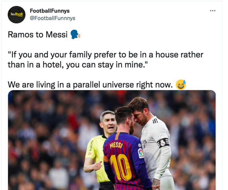 Meme Messi Ramos