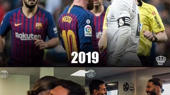 Dari dulu sering berseteru kini berpelukan hangat layaknya sahabat lama. Foto: Twitter