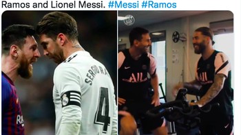 Dari Ramos dan Messi kita bisa belajar bahwa permusuhan itu tidak untuk selamanya. Foto: Twitter