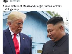 Messi dan Ramos Berpelukan, Netizen: Dunia yang Aneh