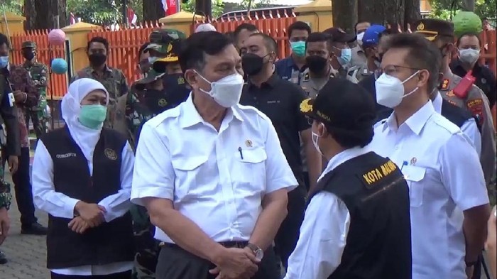 Menko Mervest, Luhut Binsar Pandjaitan akhirnya memenuhi janjinya meninjau langsung penanganan COVID-19 di Malang Raya