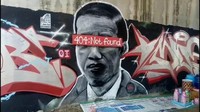 Mural Jokowi 404: Not Found terpampang di dinding di Tangerang, yang viral namun kini telah dihapus. (dok.istimewa)