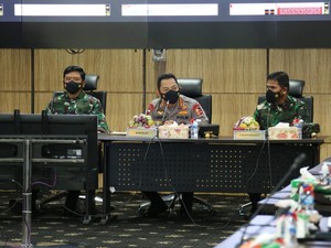 Kapolri Minta Forkopimda Sumbar Perkuat Mitigasi COVID-19 di Sektor Ekonomi
