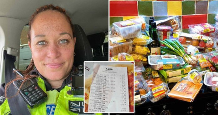 Pernah Hidup Susah, Polisi Wanita Ini Jadi Hemat Saat Belanja Makanan Keluarga