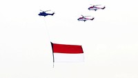 Nantinya pengibaran bendera ini akan diselenggarakan kembali pada 17 Agustus 2021 mendatang bertepatan dengan puncak perayaan HUT RI ke-76.