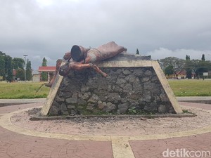 Kali Kedua Patung Ikon Sulbar Dirusak Pria