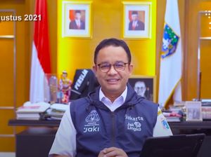 HUT Ke-76 RI, Anies Bicara Penanganan Pandemi Jakarta Tak Lihat KTP