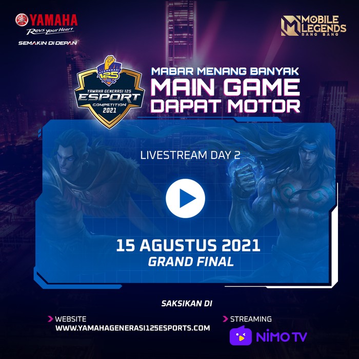 Bangkitkan Esports Indonesia, Yamaha Gelar Turnamen Mobile Legends
