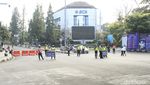 Begini Suasana Penyekatan Ganjil-Genap di Bandung