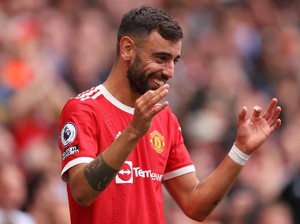 MU Vs Leeds: Bruno Fernandes Samai Rekor Mohamed Salah