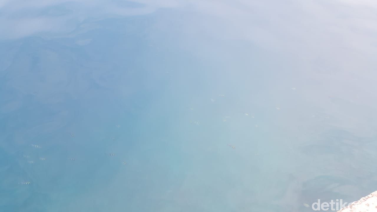 Dermaga Pulau Pramuka Berair Jernih