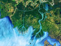 Foto Bumi Seperti Lukisan yang Dipotret dari Satelit