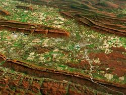 Foto Bumi Seperti Lukisan yang Dipotret dari Satelit