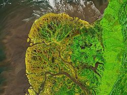 Foto Bumi Seperti Lukisan yang Dipotret dari Satelit