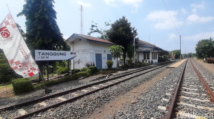 Stasiun Tanggung, Grobogan, Sabtu (14/8/2021).