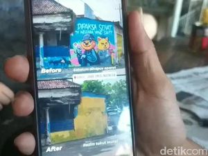 Pembuat Mural Dipaksa Sehat di Negara yang Sakit Dicari, Hasilnya Masih Nihil