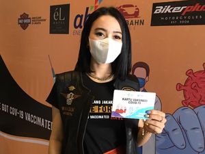 Wika Salim Gelar Vaksinasi Massal Bareng Komunitas Moge
