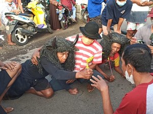 50 Orang Kerasukan Roh Leluhur, Ritual Keboan di Banyuwangi Tetap Digelar