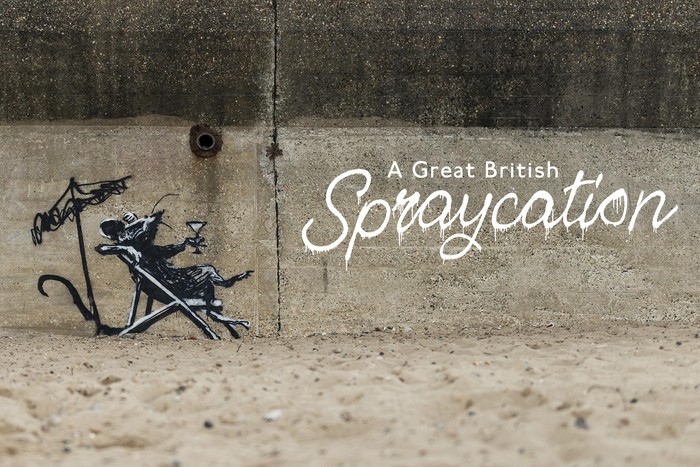 Mural Banksy A Great British Spraycation.