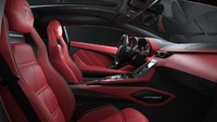 Sementara pada bagian sisi pintu mobil, dashboard dan konsol tengah terinspirasi dari varian Sian. Foto: Dok. Lamborghini