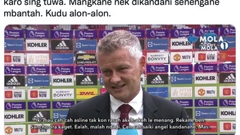 Nah loh, Solksjaer bisa bahasa Jawa? Foto: Istimewa