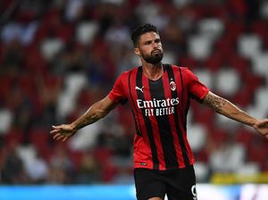 Milan VS Panathinaikos: Giroud Brace, Rossoneri Menang 2-1
