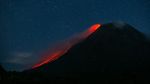 Penampakan Gunung Merapi yang Kembali Muntahkan Lava Pijar