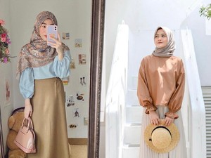 10 Adu Gaya Hijab Larissa Chou dan Henny Rahman, Istri dan Mantan Alvin Faiz