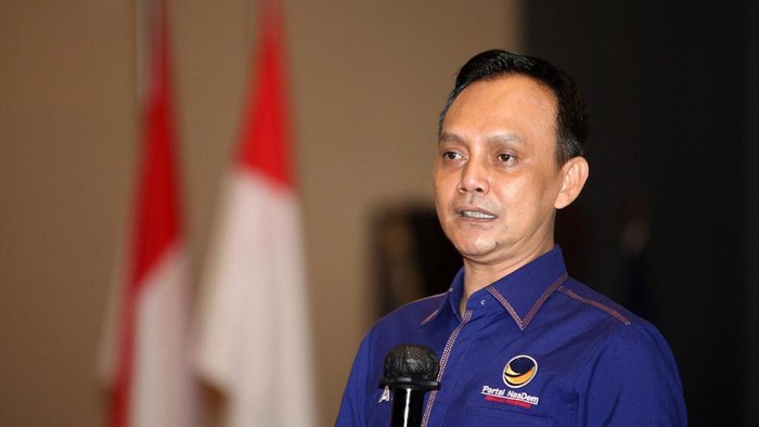 Ketua Bidang Hubungan Legislatif DPP NasDem Atang Irawan.