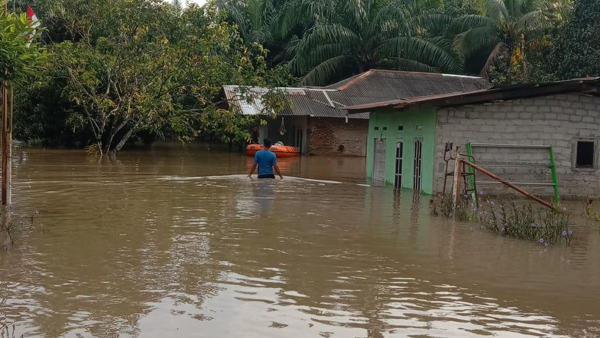 Banjir Rendam Ratusan Rumah Di Kabupaten Asahan Batu Bara Sumut