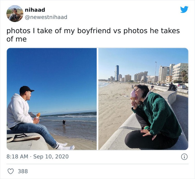 Foto perbandingan difoto pacar Foto perbandingan difoto pacar
