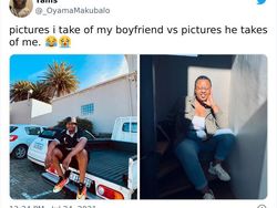 Kocak! Ini Perbandingan Foto yang Diambil Pacar Cowok dengan Cewek