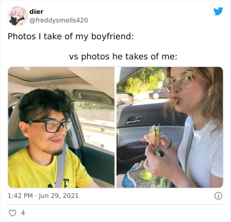 Foto perbandingan difoto pacar Foto perbandingan difoto pacar