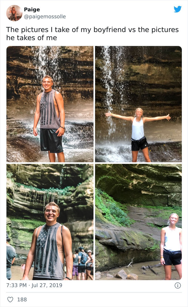 Foto perbandingan difoto pacar