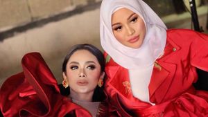 9 Gaya Kompak KD dan Aurel Hermansyah Duet Bareng DJ Beauz di HUT ke-76 RI