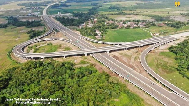 Jalan Tol Serang – Rangkasbitung. (Dok: PUPR)