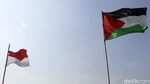 Jelang HUT RI, Bendera Palestina Berkibar di Bukit Duri
