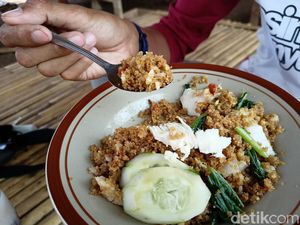 Cukup Rp 9 Ribu Bisa Nikmati Tiwul Goreng dengan Pemandangan Waduk Bendo