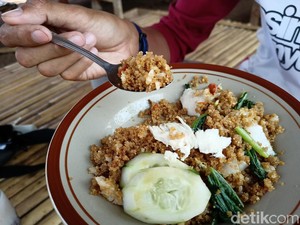 Cukup Rp 9 Ribu Bisa Nikmati Tiwul Goreng dengan Pemandangan Waduk Bendo