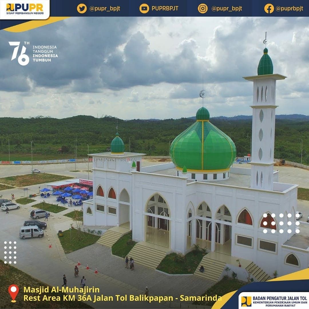 Masjid Unik di Rest Area Tol