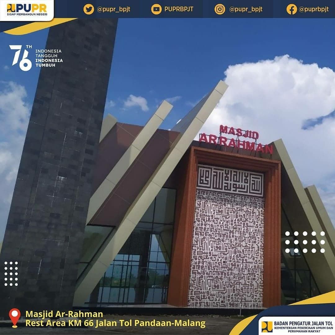 Masjid Unik di Rest Area Tol