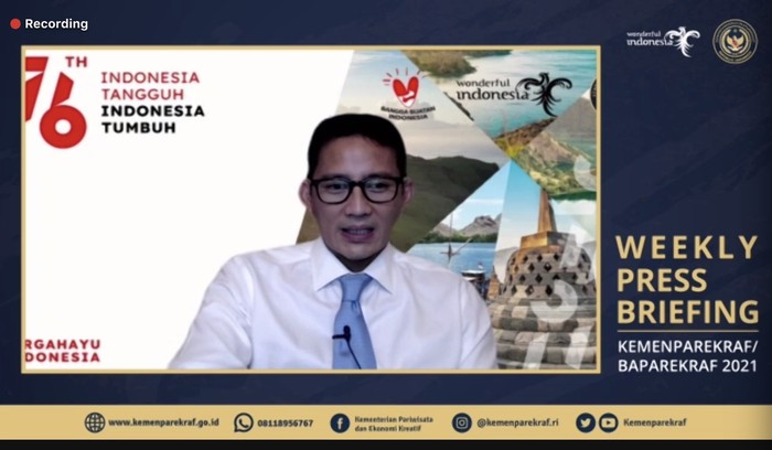 Menparekraf Sandiaga Uno