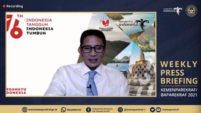 Menparekraf Sandiaga Uno