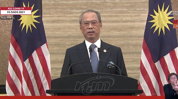 Perdana Menteri Malaysia Muhyiddin Yassin. (Dok: youtube Astro AWANI)