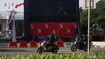 Persiapan Istana Negara Menyambut HUT RI ke-76