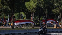 Sebagai informasi, polisi akan melakukan sterilisasi kawasan Istana Negara.